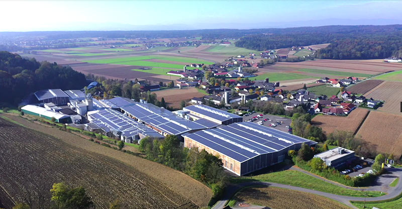 2017年新增一条智能生产线及建立了奥地利最大的光伏屋顶系统